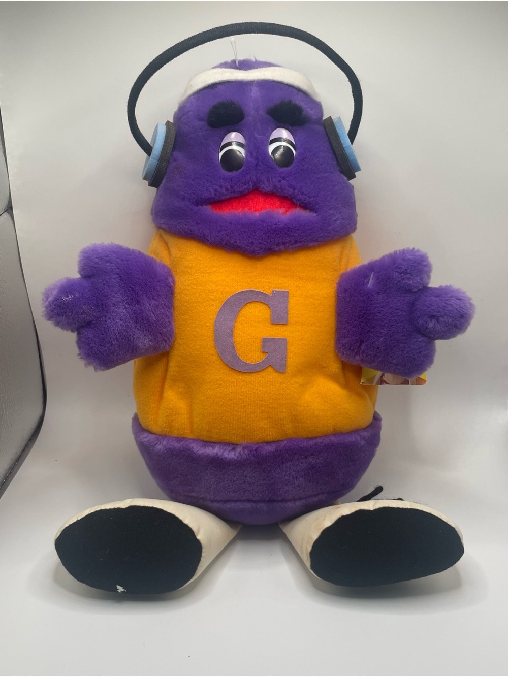 1984 vintage McDonald's grimace plush stuffed animal toy